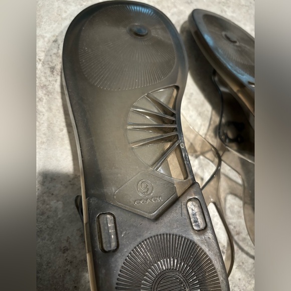 COACH Women's Natalee Jelly Thong Sandals Size 9 - Picture 8 of 14